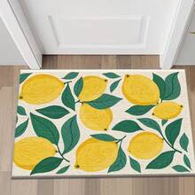 1pc Lemon Pattern Doormat, Practical Welcome Mat Suitable For Outdoor, Indoor Entrance, Bedside, Bathroom Use, Small Rug For All Seasons Spring, Summer, Autumn, Winter, Home Decor, Holiday Decoration - Multicolor - View 14