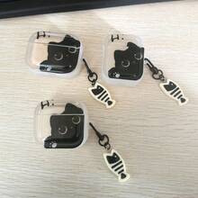 Cat-Shaped Protective Case Compatible With Apple , Anti-Scratch And Anti-Drop Cover - Clear - View 6