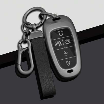 5/8Button Soft TPU Car Remote Key Case For Hyundai1 Creta I20 I30 IX35 IX25 Elantra Grandeur Accent Solaris Sonata Palisade Kona Protected Fob Accessories