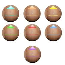 1个仿木纹空气加湿器，家用/卧室/浴室加湿器，防止空气干燥，200毫升/USB供电 - 空氣加濕器[插電使用] - 查看 5