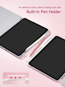 1pc Polka Dot Printed Tablet Protective Case, Compatible With Apple  10.2" /  Pro 11" 2020/2021,  (A16) 11" 11th Gen 2025,  9th/10th Gen, Apple Air 4th 10.9", Galaxy Tab S6 Lite 10.4", /, Anti-Drop, With Pencil Slot, Sleep/Wake Support, Romantic Gift For Friends And Family - 多色-3 - 查看 8