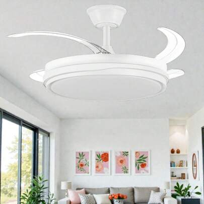  FABRILAMP ABRILA Ventilatore DC Bandido 59w Bianco 4 pale 107d 5900lm 3500-4000-6500k Telecomando e Timer Include telecomando e due aste da 10 e 25 centimetri Prodotti originali, qualità affidabile