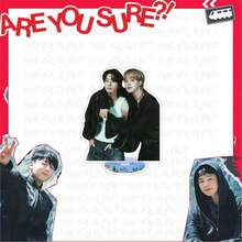 Soporte acrílico de doble cara/decoración de escritorio "¿Estás ?" / "HAZLO" de JIMIN, regalo exclusivo para fans - Multicolor - Ver 30