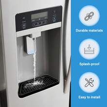 Silicone Water Dispenser Drip Tray, Non-Slip Silicone Water Dispenser Mat, Customizable Design Easy To Clean - Water Dispenser Drip Tray Prevents Water Leakage And Splashing - Multicolor - View 4