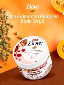 Dove 多芬肉桂南瓜身体磨砂膏，去角质保湿肉桂南瓜磨砂膏，温暖甜美的舒适感，软化并提亮肌肤，修复干燥粗糙的肌肤，深层清洁并舒缓肌肤，净化肌肤杂质，柔滑粗糙暗沉的肌肤，加速肌肤更新。 - 肉桂南瓜 - 查看 5