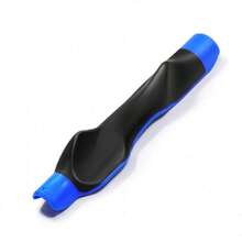 Right-Hand Golf Grip Trainer Practice Grip Corrector Proper Hand Position Muscle Memory Builder Consistent Swing Training Aid Anti-Slip Rubber Ergonomic Design Easy Install Fits Most Club Grips Drivers Woods Irons Hand Placement Adjustment - Blue - View 10