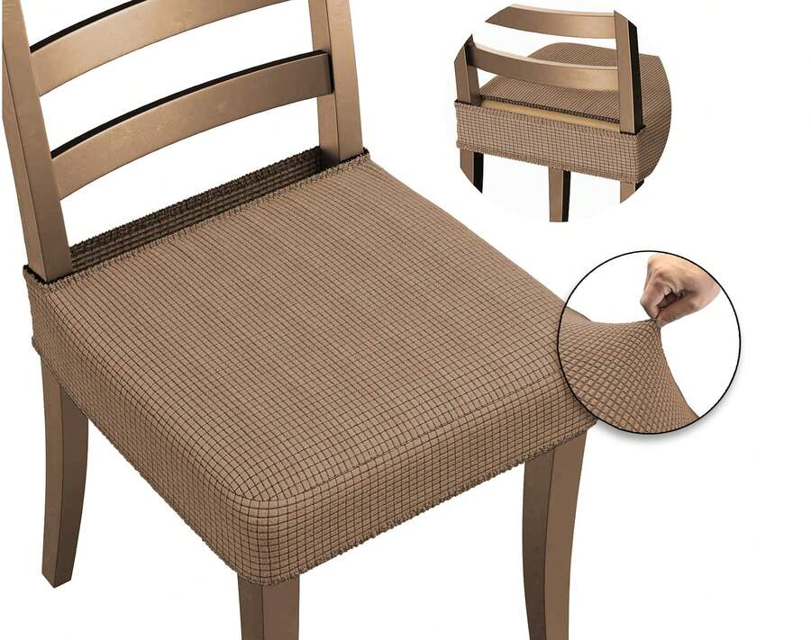 VALENTIA HOME Chair Covers - بني فاتح - مشاهدة 1
