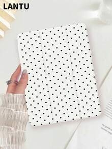 1pc Polka Dot Printed Tablet Protective Case, Compatible With Apple  10.2" /  Pro 11" 2020/2021,  (A16) 11" 11th Gen 2025,  9th/10th Gen, Apple Air 4th 10.9", Galaxy Tab S6 Lite 10.4", /, Anti-Drop, With Pencil Slot, Sleep/Wake Support, Romantic Gift For Friends And Family - 多色-9 - 查看 2