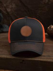 1 pezzo Cappellino da baseball in rete con incisione laser personalizzata, unisex, possibilità di personalizzare con testo/nome/logo/slogan, casual da esterno, protezione UV, regolabile, traspirante, cappellino da baseball in rete, berretto da camionista, regalo per amici/adolescenti/genitori/coppie/San Valentino/Festa della Mamma - Marcatore circolare - Testo - Visualizzare 17