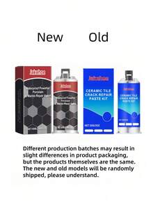Pegamento reparador de azulejos de cerámica, adhesivo relleno para agujeros, grietas y arañazos en azulejos de cerámica y materiales de piedra, para uso doméstico - Multicolor - Ver 9