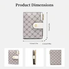 ¡RecomendadoCarteras para mujer Cuero de PVC Titular de efectivo y tarjeta de crédito Organizador de múltiples tarjetas de gran capacidad (Hielo sombreado * Blanco crema)¡Top de Temporada - Rosa * verde ceniza - Ver 6