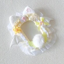 1pc Handmade Collectible Card Sleeve, 3-Inch Idol Card Storage Protector, Compatible With And Anime Photo Cards, Lace Plush Ear Ornament Bow Card Holder, Sweet Lolita Card Frame, Anti-Scratch Peripheral Protective Shell, DIY Storage And Display For Collectible Photos - A - View 8