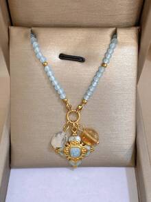 1 chiếc mặt dây chuyền hình thánh giá tối giản độc đáo, dây chuyền hạt thánh giá cho nữ, dây chuyền thép không gỉ, thích hợp làm trang sức hàng ngày, dự tiệc, ngày Valentine, ngày của Mẹ. - Nhiều màu - Xem 15