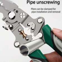 1 szt. Wytrzymałe, składane szczypce do ściągania izolacji i zaciskania przewodów dla elektryków – wykonane ze stali wysokowęglowej, odpowiednie do różnych prac elektrycznych, precyzyjne ściąganie izolacji i zaciskanie przewodów, zaprojektowane dla profesjonalnych elektryków, zintegrowane narzędzie do zdejmowania izolacji, zaciskarka, obcinak i – ergonomiczna, składana konstrukcja, wielofunkcyjne narzędzie do prac elektrycznych, rur i okablowania, precyzyjne, profesjonalny wybór - Wielokolorowe - Zobacz 9