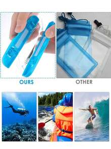 Túi đựng điện thoại chống sốc, chống nước, đa năng, tương thích với iPhone 17/16/15/14/13/12/11 Pro Max/XS Plus và Galaxy S22/S23 có kích thước màn hình lên đến 7.0 inch. Túi đựng điện thoại 3D chống nước, trong suốt, có dây đeo cổ, thích hợp cho kỳ nghỉ, phù hợp với nhiều dòng điện thoại, quà tặng mùa xuân, tiệc tùng. - Nhiều màu - Xem 7