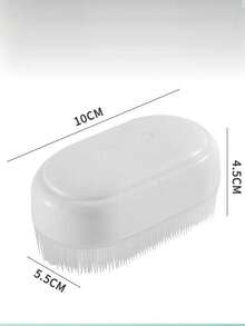 1pc Soft Bristle Shoe Brush, Multi-Purpose Cleaning Brush, Suitable For Washing Collars, Underwear, Shoes, Won't Damage Clothes, Convenient To Carry, Laundry Brush - 1pc - View 3