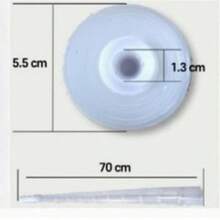 1pc Foldable Transparent Waterproof Umbrella Cover, Retractable Anti-Leakage Umbrella Accessory Set - Stretch - View 6