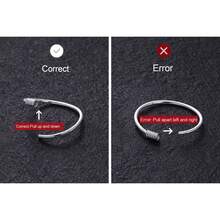 1件925纯银迷你鼻环，男女通用耳环/鼻钉 - 單隻鼻環 - 查看 6