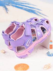 Summer Closed-Toe Lightweight Hiking Sports Outdoor Sandals - Purple - View 2