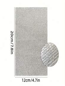 Shiny Glass Rhinestone Stickers - Suitable For DIY On Cars, Phones And Daily Items - Silver - View 3