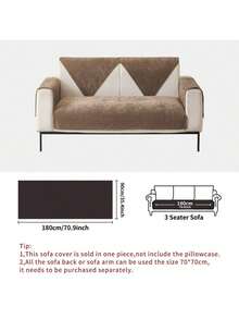 1 件简约风格防水沙发套，多功能舒适沙发垫，适用于家庭、卧室、客厅、书房、办公室使用礼物生日毕业沙发套沙发套房间装饰客厅装饰 - 彩色 - 查看 30