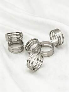 1/5/10/20/50/100个开口圈钳工具，用于闭合开口圈，珠宝制作开口圈开启器，DIY珠宝制作用品 - 銀色 - 查看 10