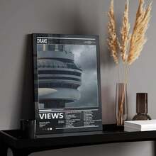 Framed Drake Poster Merch Views Rapper Music Album Canvas Decorations Poster - 999 - 查看 3