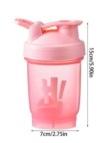 1pc Sports Water Bottle, Outdoor Fitness Creative Cup, Fashionable Drinking Bottle, Ideal Gift For Valentine's Day, Birthday, Gym, School - Multicolor - View 11