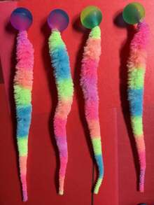 1pc Magical Twisting & Wiggling Cat Toy, Random Color, Indoor Cat Toy - Multicolor - View 5