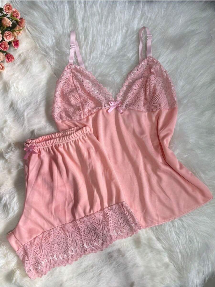 Women Sexy Lingerie - Coral Pink - View 1