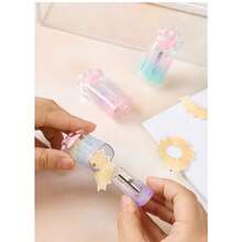 1pc Twingo Ombre Cat Paw Pencil Sharpener, High-Quality Compact Rotary Pencil Sharpener, Cute Stationery Tool - Multicolor - View 2