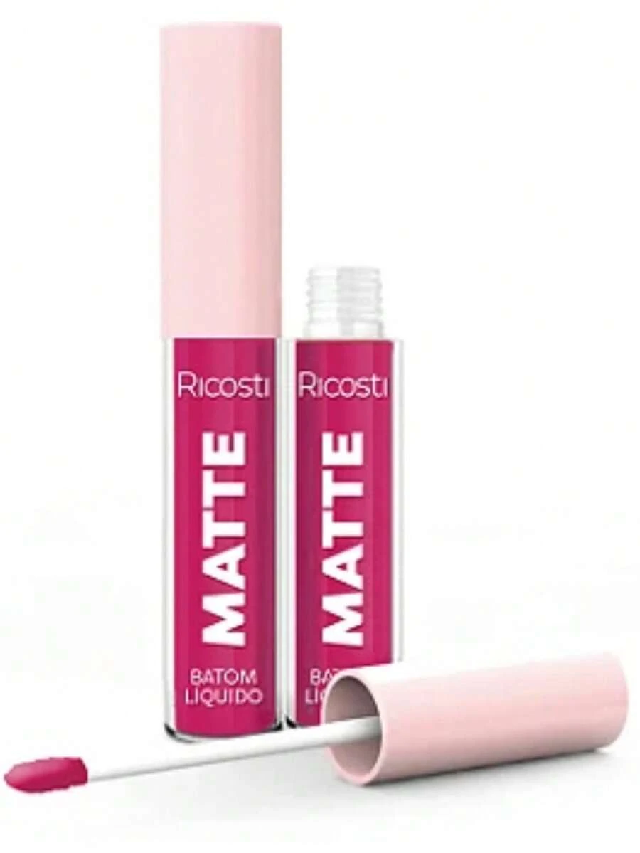 Make More RICOSTI VEGAN LIQUID LIPSTICK 4 ML - 6 Pink - View 1