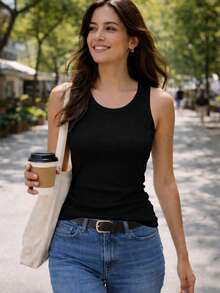 Knitted Fabric. None. Women's Clothing. Casual And Versatile Everyday Wear. - 黑色 - 查看 7