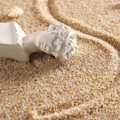 500g Micro Landscape Fine Crystal Sand | Suitable For Fish Tank Bottom Sand Landscape Decoration Sand - Aquarium Filling, Flower Pot Filling, Garden Paving, Filtering, Hermit Crab Sand