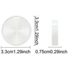 Dual System Smart Tracker Tag | Key Finder & Luggage Tracker For IOS/Android | Replaceable Battery, 1/2/4 Packs | Compatible With Apple Find My & Find Hub For Pets, Backpacks, Suitcases[Black/White] - ET-multicolor - View 13