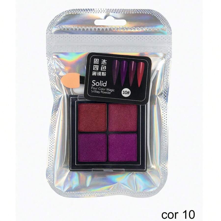 Tesouro direto Import Powder Pigment For Nails, Assorted Colors. - 10 - View 1