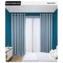 1pc Adjustable Stainless Steel Single-Sided Telescopic Rod, Multi-Section Modular Easy Installation, Suitable For Bathroom Shower Curtain Metal Tension Rod, Also Suitable For Wardrobe Hooks, Door And Window - Multicolor - View 7