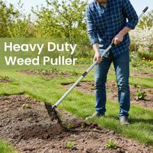 Puller Tool 150cm | Heavy Duty Manual Remover With Long Adjustable Handle, 2-In-1 Rake & Garden For Lawn, Yard, Patio & Garden - Black - View 4