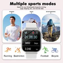 This Popular Unisex Smart Watch Features The Following Functions: Call Answering, Message Alerts, Music Control, Remote Camera Shutter, Step Counting, Calorie Tracking, Multiple Sports Modes, Alarm Clock, Incoming Call And Message Notifications, Compatible With Android And IOS Systems. - Multicolor - View 5