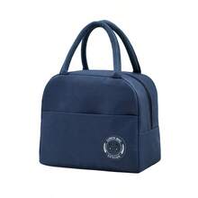 Hand Bag.Clutch Purse For Women.Lunch Bags For Woman.  New Fashionable Large Capacity Lunch Tote Bag, Leak Proof And Stain Resistant Portable Dining Cart, Classic Insulated Bag, Hand-Held Tote Bag, Mommy Bag, Commuting Tote Bag, Daily Fitness Lunch Bag, Picnic Bag, Waterproof And Insulated Crossbody Bag, School Supplies Bag - 藏蓝色 - 查看 1