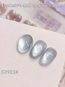 Miss Leia 7件套/15ml 春夏闪粉指甲油，9层水晶猫眼凝胶指甲油系列，全新多功能美白、冰紫、蓝色磁性指甲油，适合新手、美甲沙龙、DIY居家使用、节日、派对、女士礼物 - 紫色 - 查看 17
