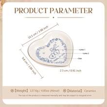 1pc Personalized Jewelry Tray, Wedding Ring Holder, Bridesmaid Gift, Bride Gift - Multicolor - View 4