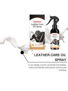jakehoe 皮革护理油喷雾，清洁剂和护理剂，适用于皮革沙发、靴子、夹克 - 液體 - 查看 7