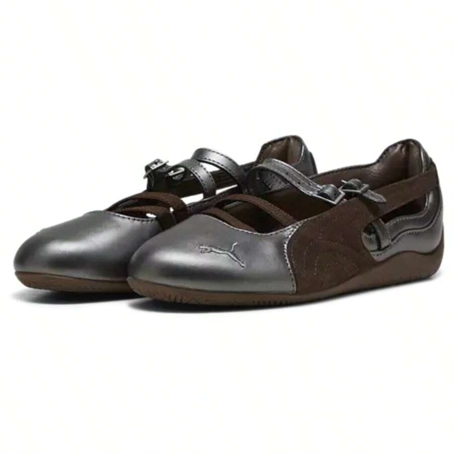 Puma Wmns Speedcat Ballet 'Metallic Silver'- 401581-01 | Modern Street Style, Comfortable All-Day - 棕色 - 查看 1