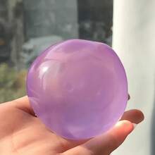 1个可塑形慢回弹椰子油手工挤压球，缓解焦虑玩具，玩具，手部压力缓解玩具，复活节玩具，挤压玩具，减压玩具，焦虑与放松，派对礼物，礼品袋填充物，生日礼物，毛绒挤压玩具 - 彩色 - 查看 15