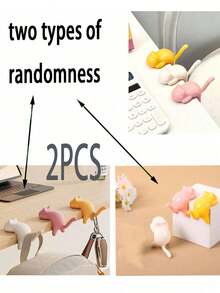 3/2个猫形背包挂钩，无缝边缘，无需钻孔，多功能桌面侧挂包架，适用于学生课桌。桌面侧挂包挂钩，可折叠包架，可折叠桌面挂钩，办公桌侧挂挂钩，女士手提包挂钩。轻便手提包挂钩 - 背包挂钩，学生课桌包架，坚固耐用的桌面挂钩，方便保持手提包清洁整齐。 - 彩色 - 查看 11