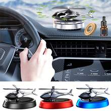 Ambientador para coche con estilo de helicóptero, aromaterapia decorativa, accesorios de interior de coche, difusor de perfume rotativo de hélice 6P5S - Modelo B para gris - Ver 6