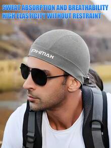 PHMAX 3pcs/1pc Lightweight Skull Cap, Breathable Cycling Cap, Protection Running Hat For Men & Women - Multicolor - View 2