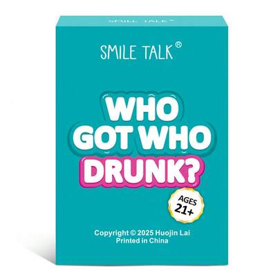  SMILE TALK® Party Card Game – Tabletop Drinking Challenge With 89 Hilarious Cards, Perfect For Valentine's Day, Halloween & Christmas Gifts. Ideal For Friend Gatherings, Birthday Celebrations & Bar Nights. A Must-Have For Social Fun. 89 Cards.