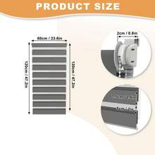 Zebra Blinds, Blackout Roller Blinds, Window Blinds, Balcony Door Blinds, Duo Roller Blinds, Double Blinds, No Drilling Required, Clip-On Roller Blinds - 1PC - 查看 27